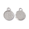 Rack Plating Alloy Pendant Cabochon Settings FIND-I030-09P-1