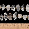 Natural Quartz Crystal Beads Strands G-F833-T02-03-5