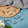 16Pcs 304 Stainless Steel Cuffinks STAS-DC0006-31-3