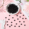 120Pcs Natural Black Onyx Beads G-PA0001-06A-3
