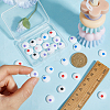 180Pcs 6 Colors Resin Cabochons RESI-FH0001-73-3