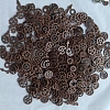 Zinc Alloy  Open Back Bezel Cabochons PALLOY-WH0072-82R-RS-1