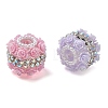 Acrylic & Resin & Rhinestone & Iron Beads AC-CBA30D1-03-2