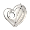 304 Stainless Steel Big Pendants STAS-Z192-06P-1