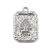 Brass Micro Pave Cubic Zirconia Pendants KK-D283-30P-03-1