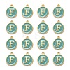 Golden Plated Alloy Enamel Charms X-ENAM-S118-05F-2