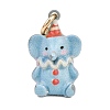 Brass Enamel Pendants KK-CBADA45-02G-04-1