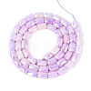 Anti-Tarnish Electroplate Glass Beads Strands GLAA-T025-29C-2