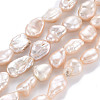 Natural Keshi Pearl Beads Strands PEAR-S020-T02-2