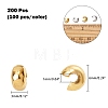 Brass Crimp Beads Covers KK-AR0001-27-2