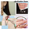 2Pcs 925 Sterling Silver Locking Carabiner Clasps STER-PH0003-94-5