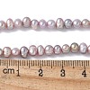 Natural Cultured Freshwater Pearl Beads Strands PEAR-I007-07M-02-5