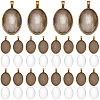 30Pcs Alloy Pendant Cabochon Settings FIND-SP0005-68-1