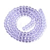 Transparent Glass Beads Strands GLAA-T032-T4mm-01-3