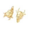 Insect Brass Charms KK-E797-06G-2
