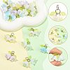 16Pcs Acrylic Pendants PALLOY-FS00075-3