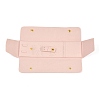 Microfiber Jewelry Rolls with Press Stud for Rings Earrings Bracelets Necklaces TP-D004-01B-2