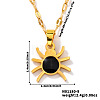 Mini Cartoon Halloween Stainless Steel Spider Pendant Necklaces for Unisex WX0936-1