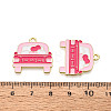 Valentine's Day Alloy Enamel Pendants ENAM-T023-24B-3
