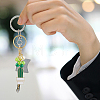 Leaf Alloy Enamel Pendant Keychain KEYC-CP0001-26-5