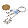 Star & Moon & Sun Alloy Charm Keychains KEYC-JKC01004-3