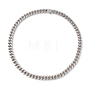 Non-Tarnish 304 Stainless Steel Curb Chains Necklace for Women NJEW-E155-08P-01-1