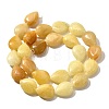 Natural Topaz Jade Beads Strands G-P561-B04-01-3