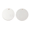 925 Sterling Silver Blank Flat Round Charms STER-F057-01S-02-1