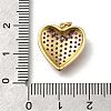 Brass Micro Pave Cubic Zirconia Pendants KK-C090-42G-04-3