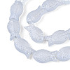 Frosted Glass Beads Strands GLAA-T023-40C-03-3