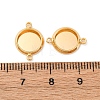 Brass Connector Cabochon Settings KK-F898-21A-G-3