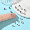 SHEGRACE Brass Cubic Zirconia Beads XGRQ4H438-682P-A-4
