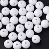 Opaque Acrylic Beads X-MACR-S370-C10mm-01-1