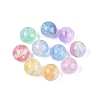 Transparent Resin & Paillette Beads RESI-Q234-06-1