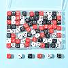 90Pcs 3 Colors Acrylic Beads OACR-FS0002-47-6