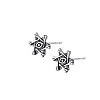 Brass Stud Earrings for Men WG7D598-01-5