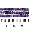 Natural Purple Fluorite Beads Strands G-P553-E02-02-5