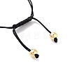 Handmade Lampwork Heart Bracelets BJEW-Q338-01A-3