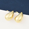 Rack Plating Brass Teardrop Stud Earrings EJEW-R150-05G-2