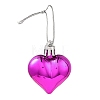 Valentine's Day Electroplate Plastic Heart Pendants Decorations KY-D020-02E-4