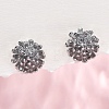 Brass Stud Earrings EJEW-Q014-34P-4