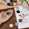 30Pcs 10 Colors Alloy Pendant Cabochon Settings FIND-PH0025-81-3