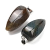 Natural Indian Agate Pendants GG-K002-16C-2