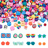 320Pcs 8 Styles Handmade Polymer Clay Beads CLAY-TA0001-15-9