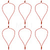 Adjustable Waxed Polyester Cord Necklace Making NJEW-TAC0029-3