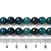 Dyed & Heated Natural Dragon Veins Agate Beads Strands G-P539-A01-28-5