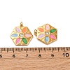 304 Stainless Steel Rhinestone Pendants STAS-U061-14G-02-3