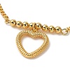 Brass Charm Bracelets BJEW-P342-04G-2