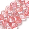 Cherry Quartz Glass Beads Strands G-P528-C01-01-1