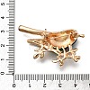 Bird Zinc Alloy Rhinstone Brooches JEWB-V001-04C-3